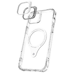 Coque en TPU anti-rayures, anti-chutte, support de la recharge sans fil pour votre iPhone 14 - transparent