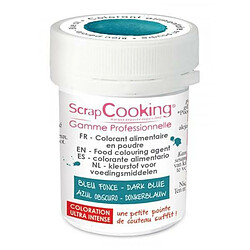 Scrapcooking Colorant alimentaire en poudre bleu foncé 5 g