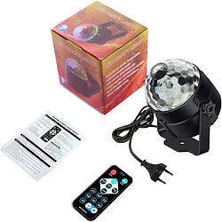 BESTA Disco Ball Disco Light Party Light Effets d'éclairage Disco Light 7 couleurs LED contrôlées par la musique DJ Light Party Lighting Party Lamp pour Halloween Noël Enfants Disco DJ Party Birthday Decoration