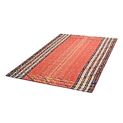 Vidal Tapis de laine 245x162 rouge Jajim pas cher