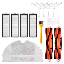 Accessoires pour aspirateur Robot Xiaomi Mijia 1C, filtre Hepa, kit de remplacement en tissu, brosse principale, vadrouille, 14 pièces