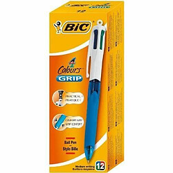 Avis BIC 4 Couleurs Grip Stylos-bille - Boîte de 12