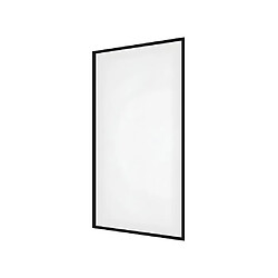 Vente-Unique Pare baignoire noir mat style industriel - 70 x 140 cm - Verre trempé - BRADENTON