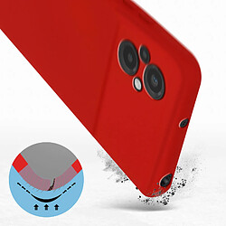 Avis Avizar Coque pour Xiaomi Poco M5 Semi-rigide Soft-touch Fine rouge