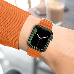 Acheter Avizar Bracelet pour Apple Watch 41mm / 40mm / 38 mm Silicone Ajustable Orange