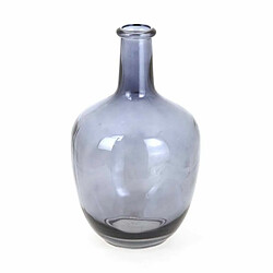 Paris Prix Vase Déco en Verre Jarre 30cm Bleu Gris