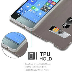 Acheter Cadorabo Coque Nokia Lumia 650 Etui en Gris