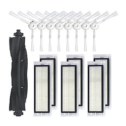 1pcs Brosse à rouleau+4paires de brosses latérales+6pcs filtres pour 360 S5 S7 Aspirateur