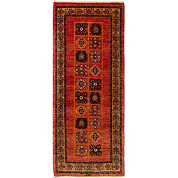 Vidal Tapis de couloir en laine 203x81 rouge Kashkuli