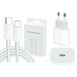 GUPBOO CHARGEUR RAPIDE 20W + CABLE IPHONE X XS XR 11 12,JL355