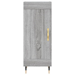 Acheter vidaXL Buffet Sonoma gris 34,5x34x90 cm Bois d'ingénierie