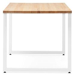 Ds Meubles Table salle à manger Uley 160X80 BL-NA pas cher