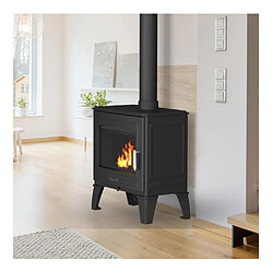 Poêle à bois 8.7kw noir - FR9016210B - SUPRA