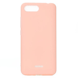 Wewoo Coque Souple Pour Xiaomi Redmi en TPU de couleur Candy 6A rose