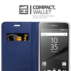 Acheter Cadorabo Coque Sony Xperia Z5 PREMIUM Etui en Bleu