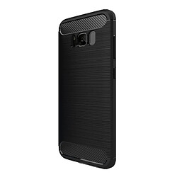 Avis Wewoo Coque noir pour Samsung Galaxy S8 + / G9550 Texture de fibre de carbone brossé antichoc TPU Housse de protection