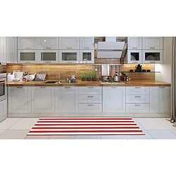 Alter Chemin de cuisine, 100% Made in Italy, Tapis résistant aux taches avec impression numérique, Tapis antidérapant et lavable, Modèle Bryce, cm 180x52