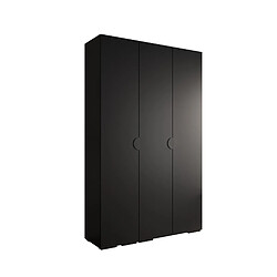 Abiks Meble Armoire Inova 4 À Portes Battantes 236,7/150/47 3 Portes (nero/nero)