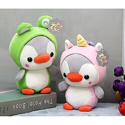 Universal Penguin mignon déguisé en une abeille de grenouille de licorne et un toy en peluche de dinosaure