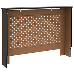 Acheter vidaXL Cache-radiateur noir 112x19x81,5 cm MDF