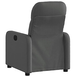 Avis Maison Chic Fauteuil Relax pour salon, Fauteuil inclinable Gris foncé Tissu -GKD74914