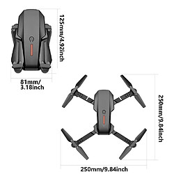 Universal E88 4K HD Dual Camera Drone avec 2.4G stabilisateur cardan 6 axes télécommandé Quadcopter WiFi FPV raccordement drone pliable (2CAM-4K-3B) pas cher