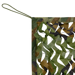 Avis vidaXL Filet de camouflage avec sac de rangement 2x3 m Vert