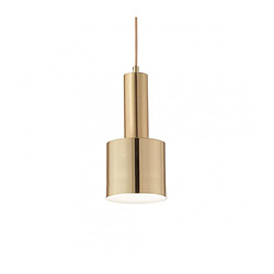 Ideal Lux Suspension design Holly Métal Laiton satiné 1 ampoule 31cm