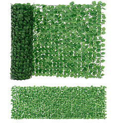 Acheter Clôture avec Feuilles Brise Vue Vert 300 x 150 cm [neu.haus]