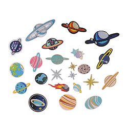 Acheter Série de l'espace 23pcs star couture broderie patchs artisanat broderie applique