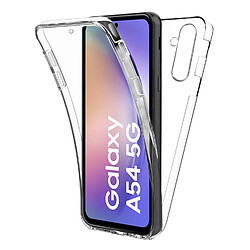 Coque 360 degré pour Samsung Galaxy A54 5G 6.4" - Coque integrale transparente Avant et arrière - Visiodirect -