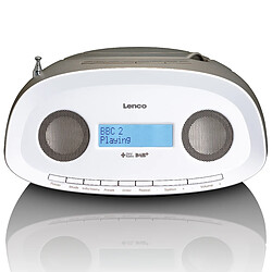 Lenco DAB+ boombox FM avec CD, MP3, USB SCD-69TP Blue-Taupe