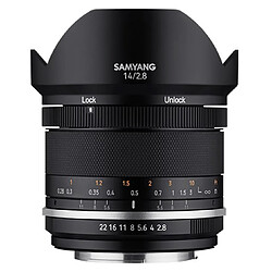 Optique fixe et zoom SAMYANG MF 14/2.8 MK 2 CANON EF-M