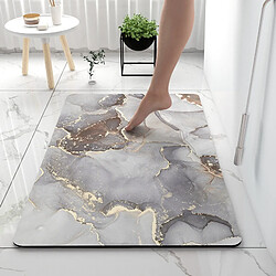 LUUCOZK Tapis de bain antidérapants, absorbants, à séchage rapide, décoration de salle de bain, motif 17-40x60cm