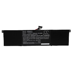 vhbw Batterie remplacement pour Xiaomi R15B01W pour ordinateur portable (7800mAh, 7,6V, Li-polymère)