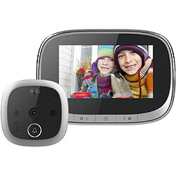 Yonis Interphone Vidéo HD 1.0MP Vision Nocturne 145 Degrés Grand Angle + SD 4Go