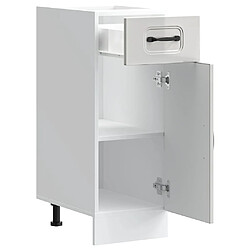 Acheter vidaXL Armoire de cuisine Kalmar blanc brillant bois ingénierie