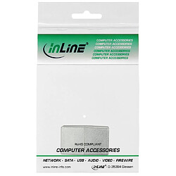 InLine Accouplement câble patch 2x RJ45 fem. blindé