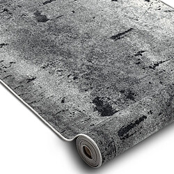 RUGSX TAPIS DE COULOIR antidérapant MARL Béton la gomme gris 100 cm 100x270 cm