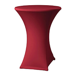 Materiel Chr Pro Housse de table extensible Samba bordeaux D2 pour mange debout 