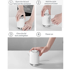 Avis Universal Humidificateur d'air Diffuseur d'huile essentielle rechargeable Humidificateur d'air sans fil Diffuseur d'arôme USB Humidificateur à ultrasons Atomisateur