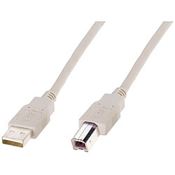 Digitus AK-300105-030-E Beige USB A, USB B