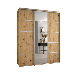 Abiks Meble Armoire DAVOS 5 À Portes Coulissantes 235,2/170/60 3 Portes