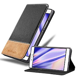 Cadorabo Coque Huawei P8 Etui en Noir