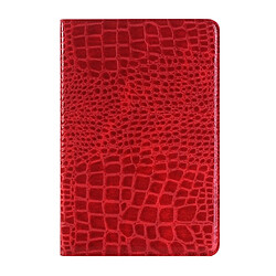 Wewoo Smart Cover rouge pour iPad Pro 12,9 pouces cartes et portefeuille Crocodile Texture horizontale Flip étui en cuir avec titulaire fentes