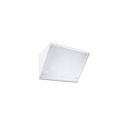 Leds C4 Applique murale extérieur Curie Verre Blanc