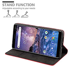 Acheter Cadorabo Coque Nokia 7 PLUS Etui en Rouge