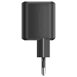 Swissten Chargeur USB C GaN 20W Recharge Rapide Power Delivery Noir