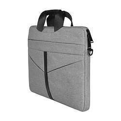 Avis Wewoo Sacoche ordinateur 15,6 pouces respirant sac à bandoulière pour portable de poche zipper avec (gris clair)