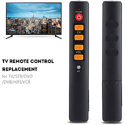 Avis SANAG Telecommande D'Apprentissage Universelle, Pour Tv Stb Dvd Hifi Vcr Smart Controller Remplacement Avec 6 Touches Gros Boutons Bonne Transmission Du Signal(Orange)